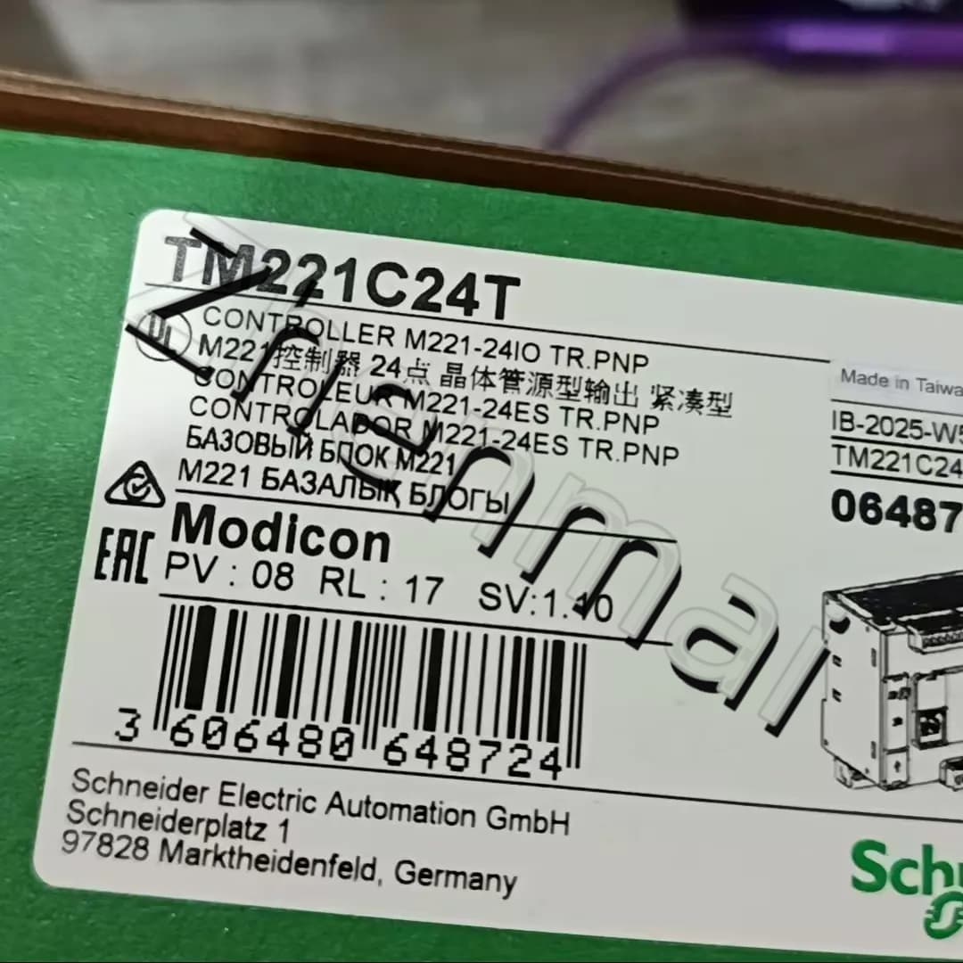 100% uhiuus, originaal ja originaal Schneider TM221CE24T Sagedusmuundurid, kaitselülitid, kontaktorid, kaitseseadmed