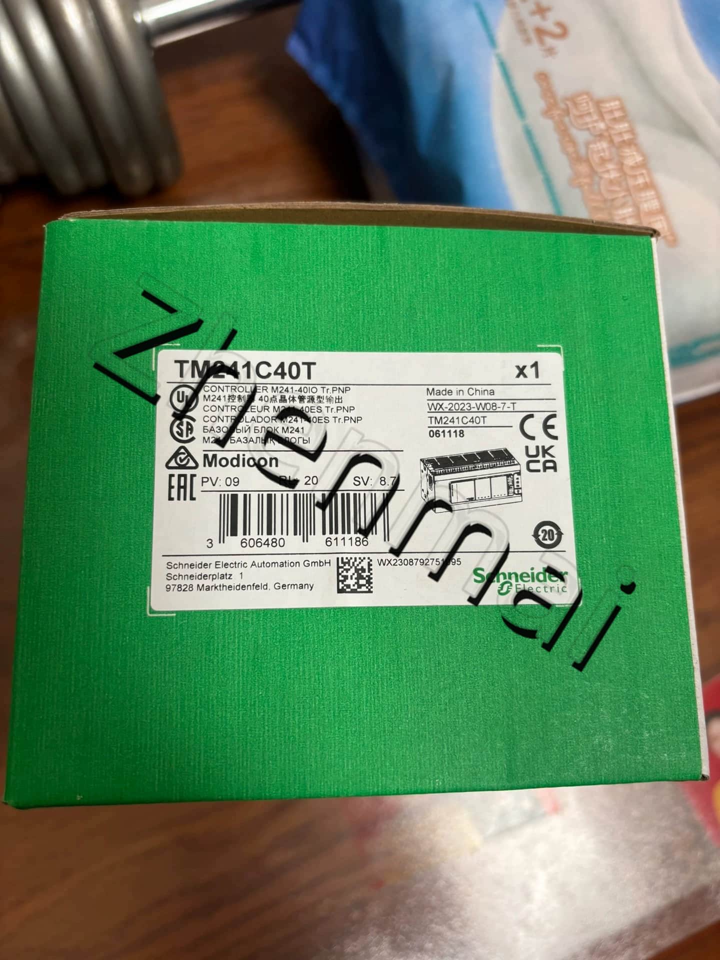 100% uhiuus, originaal ja originaal Schneider TM241C40T Sagedusmuundurid, kaitselülitid, kontaktorid, kaitseseadmed