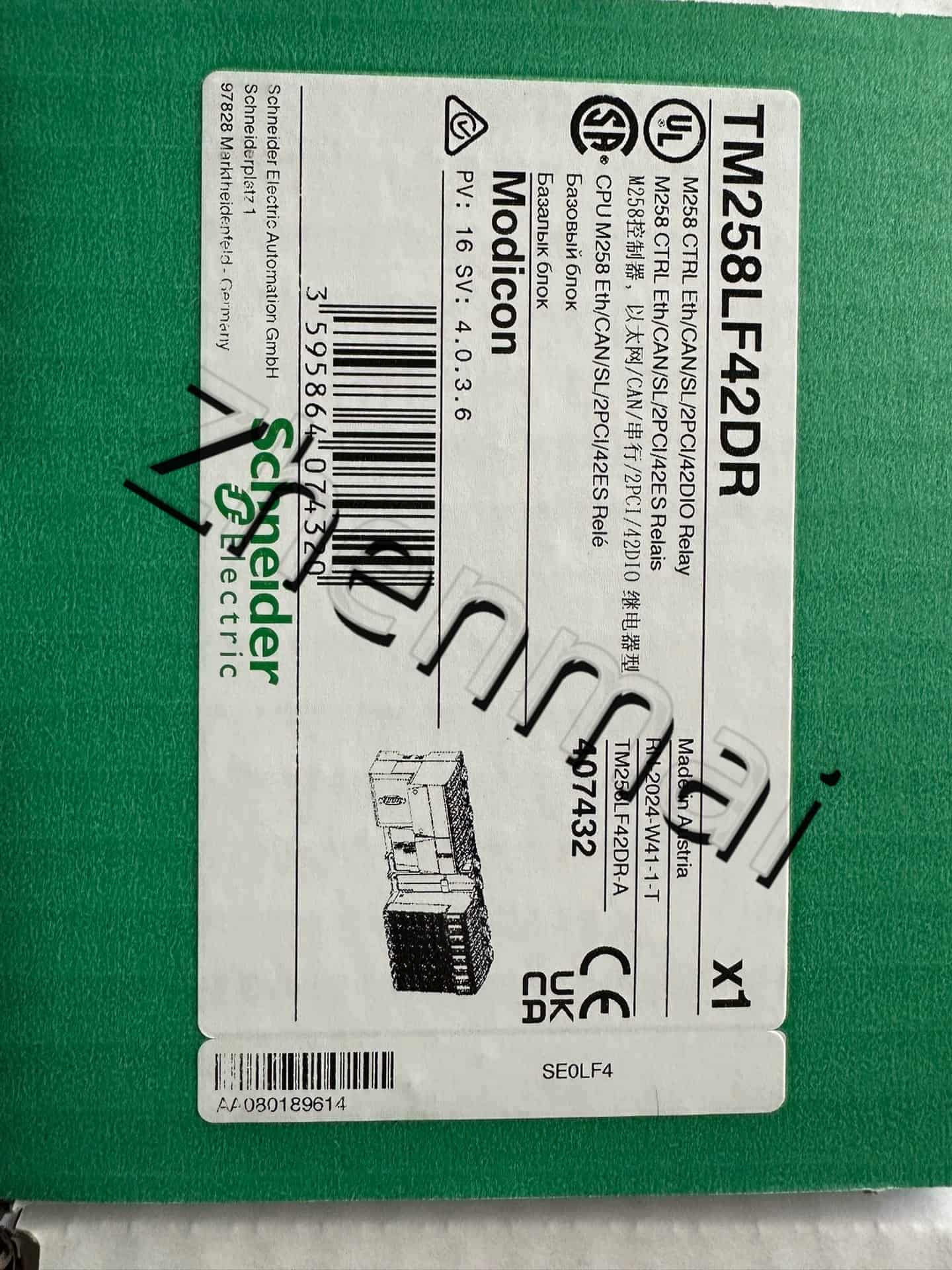 100% täiesti uus, originaal ja originaal Schneider TM258LF42DR Sagedusmuundurid, kaitselülitid, kontaktorid, kaitseseadmed