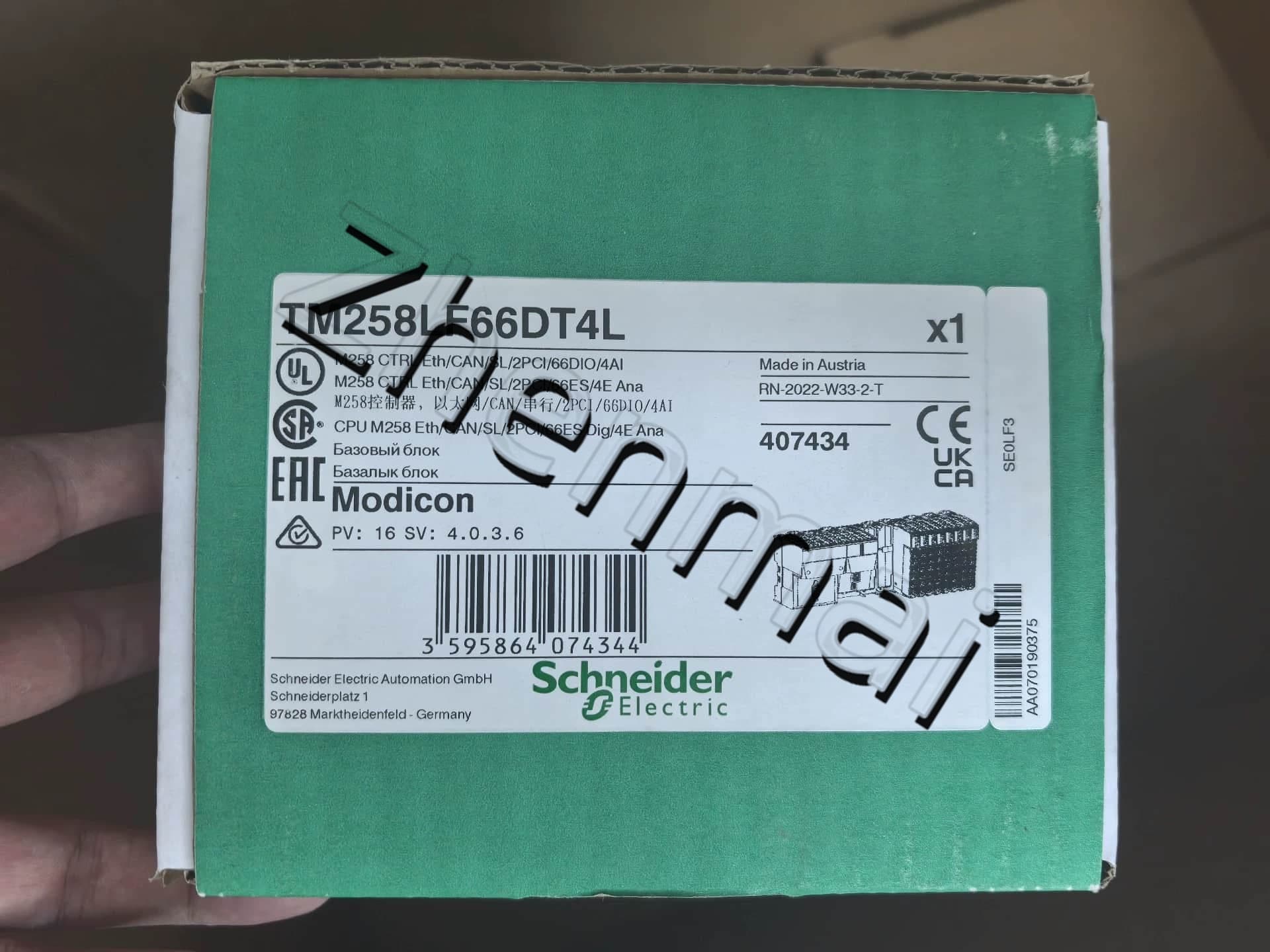 100% uhiuus, originaal ja originaal Schneider TM258LF66DT4L Sagedusmuundurid, kaitselülitid, kontaktorid, kaitseseadmed