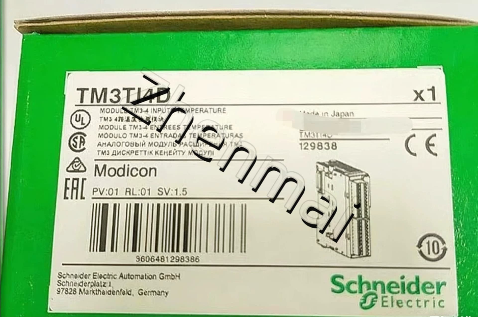 100% uhiuus, originaal ja originaal Schneider TM3TI4D Sagedusmuundurid, kaitselülitid, kontaktorid, kaitseseadmed