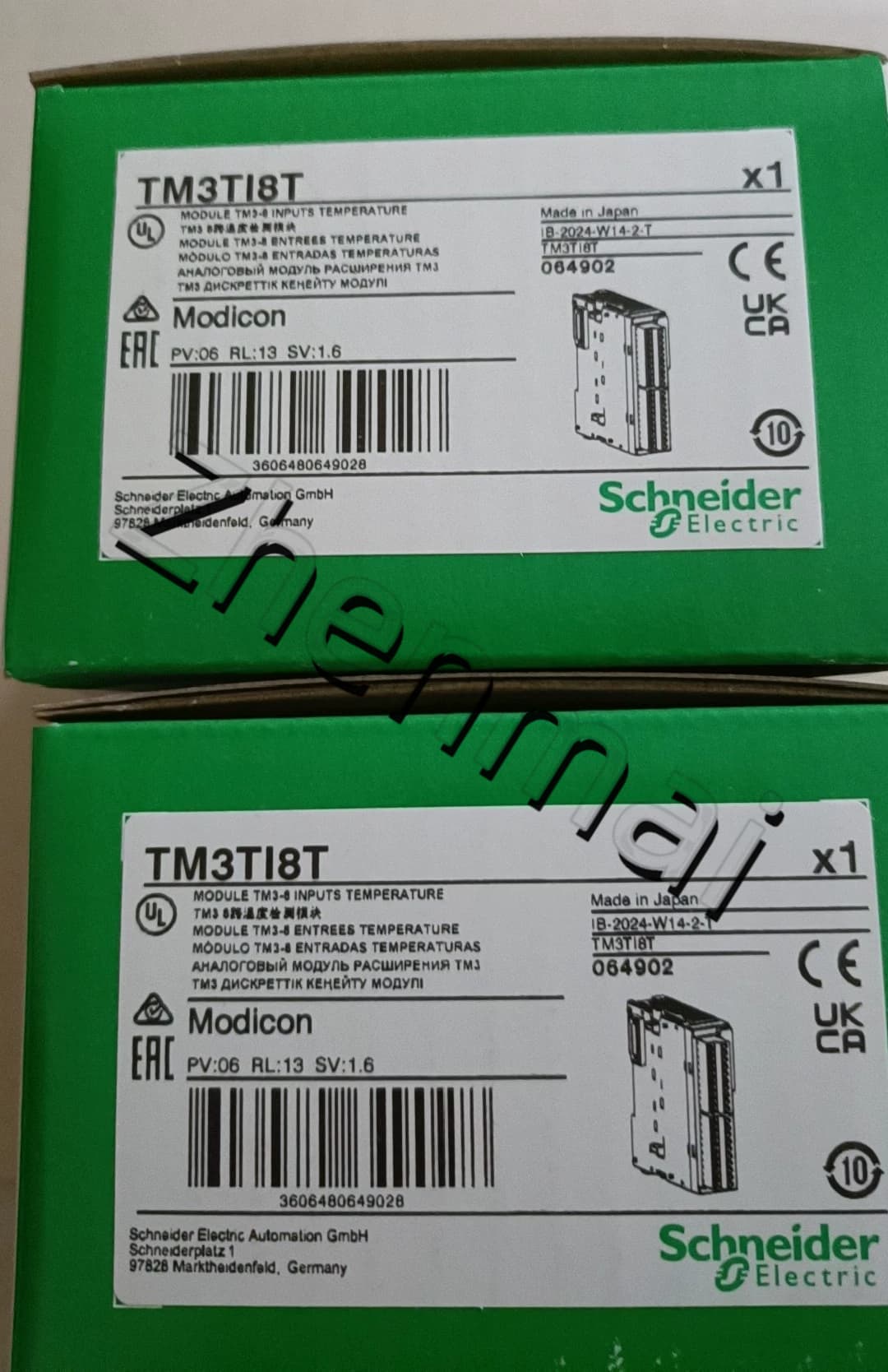 100% uhiuus, originaal ja originaal Schneider TM3TI8T Sagedusmuundurid, kaitselülitid, kontaktorid, kaitseseadmed