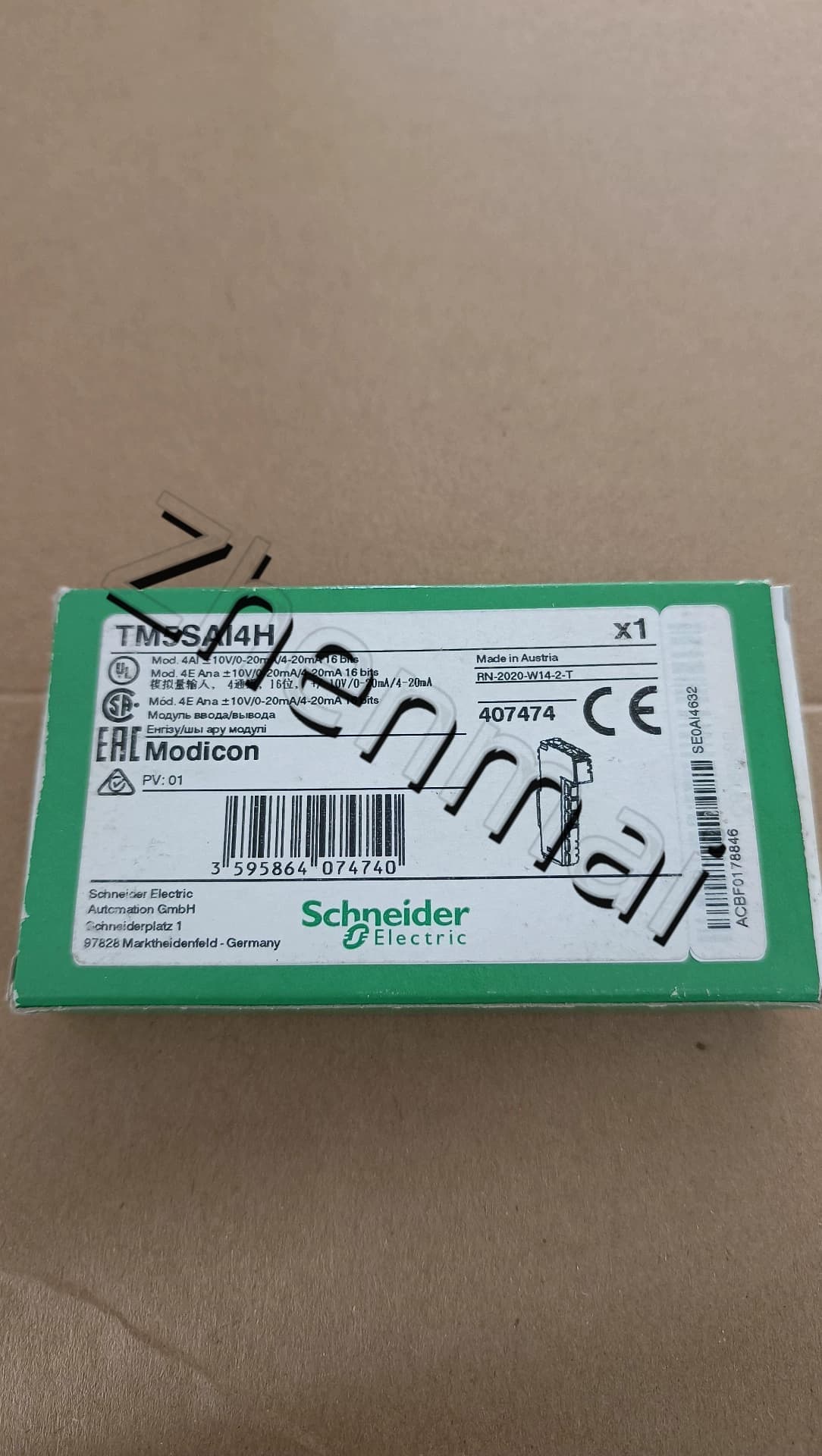 100% uhiuus, originaal ja originaal Schneider TM5SAI4H Sagedusmuundurid, kaitselülitid, kontaktorid, kaitseseadmed