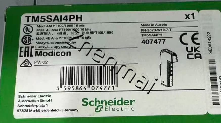 100% täiesti uus, originaal ja originaal Schneider TM5SAI4PH Sagedusmuundurid, kaitselülitid, kontaktorid, kaitseseadmed