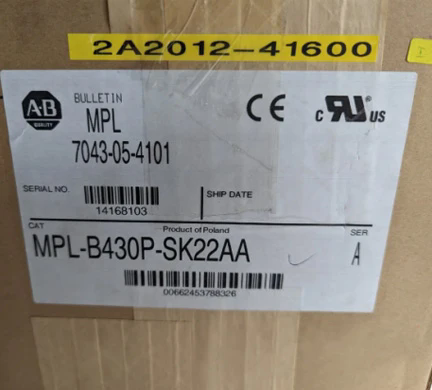 Allen Bradley MPL-B430P-SK22AA Servomootori bülletään MPL LL