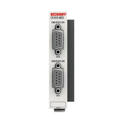 Beckhoff CX1010-N031 süsteemiliideste protsessori moodul