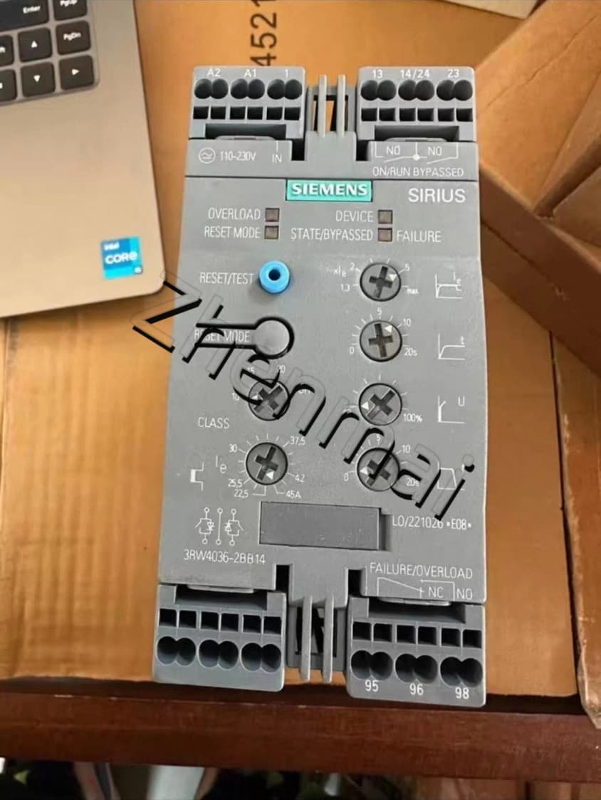 Täiesti uus, originaal, otse tehases Siemens 3RW4036-2BB14 Pehme starter SIRIUS SOFT STARTER