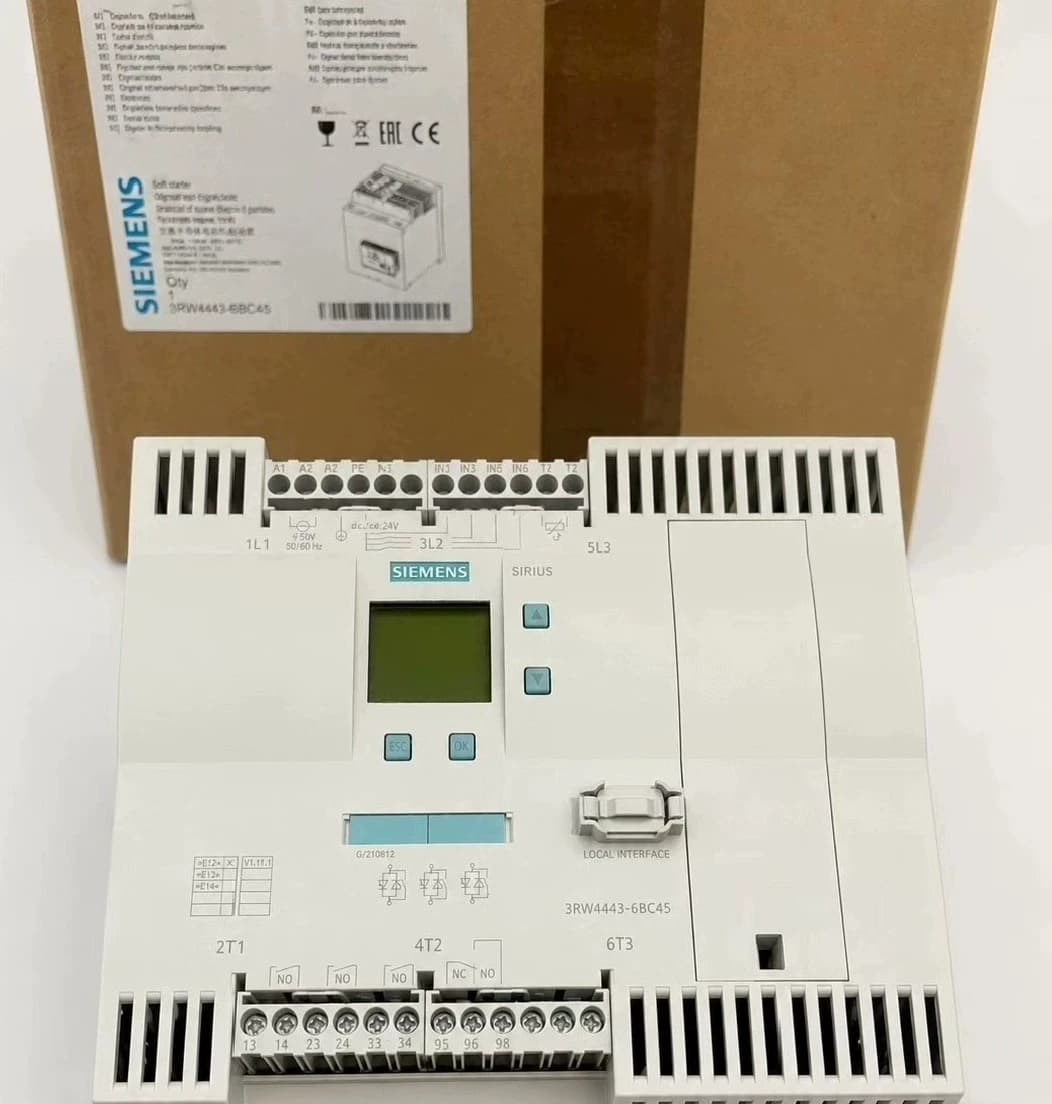Täiesti uus, originaal, otse tehases Siemens 3RW4055-2BB44 Pehme starter SIRIUS SOFT STARTER