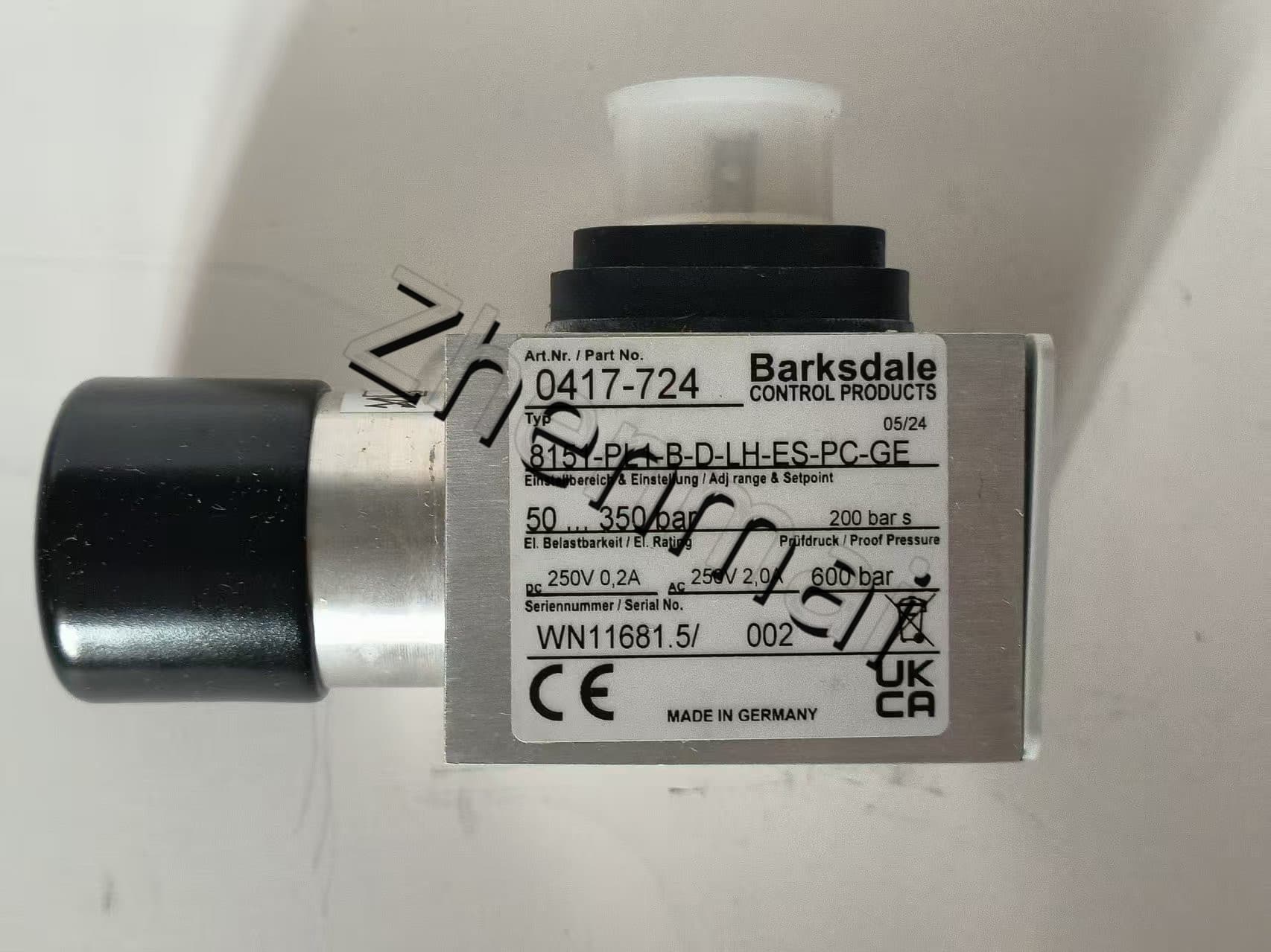 Täiesti uus originaal Barksdale 8151-PL1-B-D-LH-ES-PC-GE 0417-724 8151-PL1-B-D-LH-ES-PC-GE Rõhuandur Tasemelüliti Voolulüliti Survelüliti Kiire kohaletoimetamine