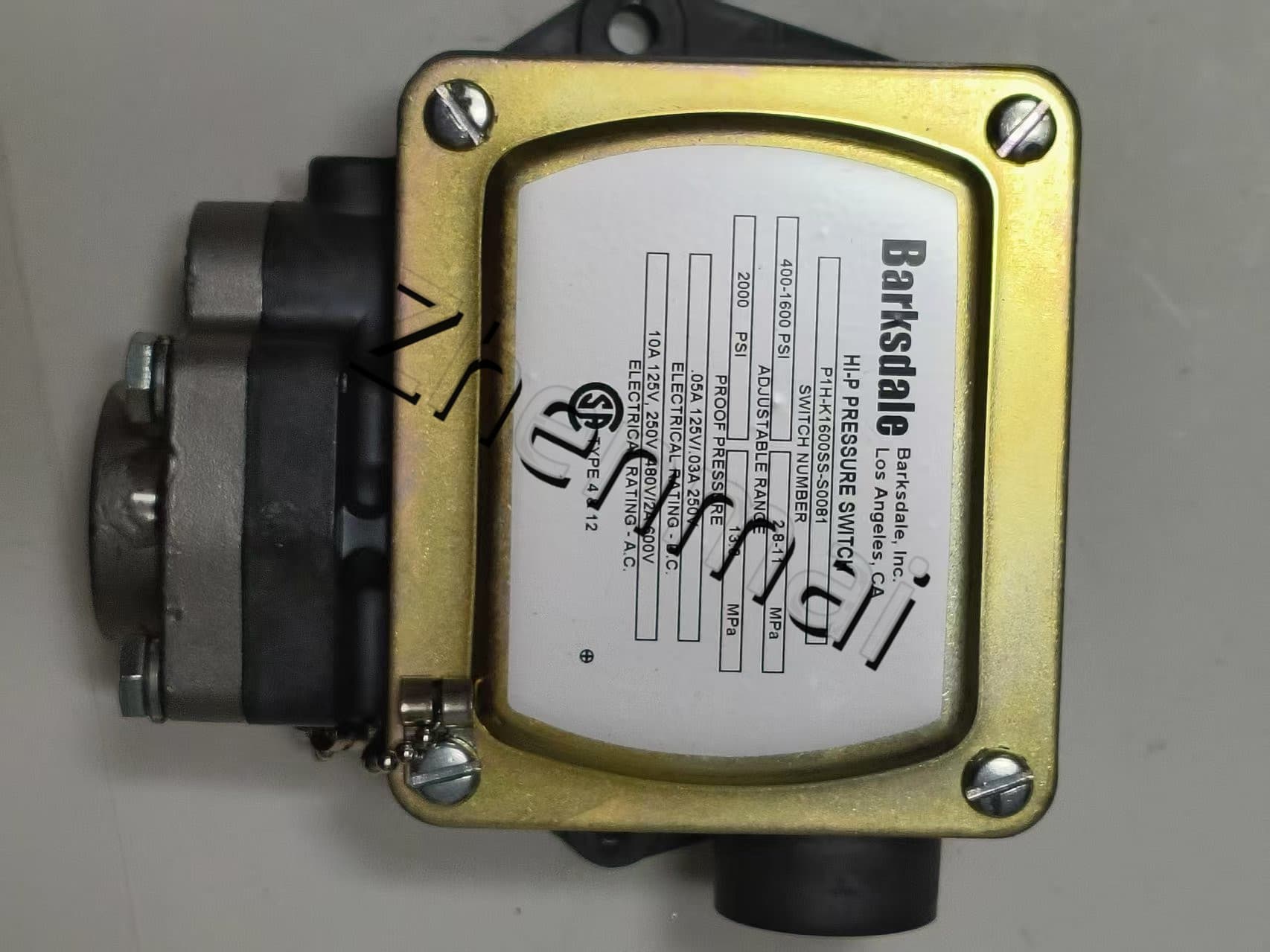 Täiesti uus originaal Barksdale P1H-K1600SS-S0081 rõhuandur Taseme lüliti Voolulüliti Survelüliti Kiire kohaletoimetamine