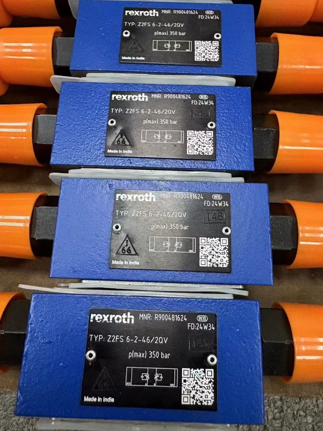 Täiesti uus originaal Bosch Rexrothi servoajam proportsionaalne klapp 4WRZE16W9-150-7X/6EG24N9ETK31/F1D3M servomootor Kiire kohaletoimetamine